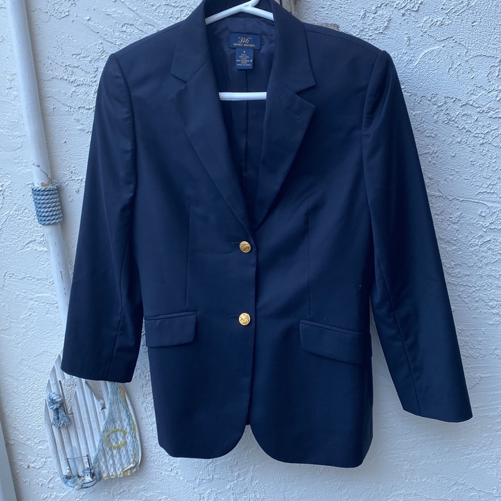Brooks brothers navy blazer. Size 6.